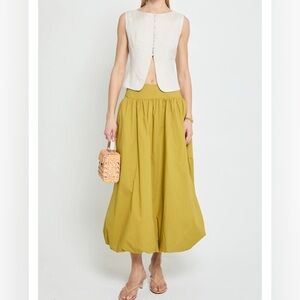 Few moda kourt cova cotton skirt! #jcrew #doen #reformation